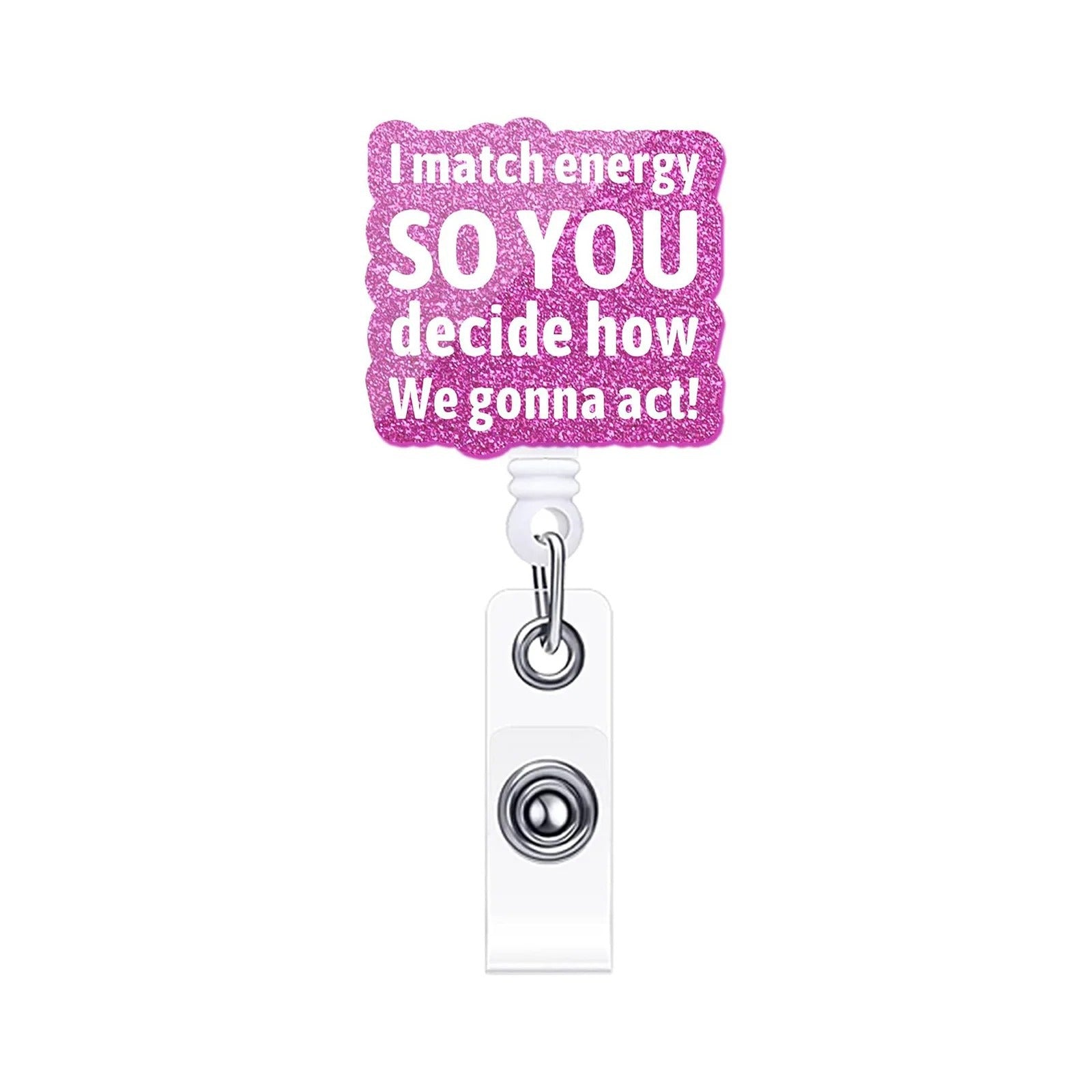 Wholesale DIY acrylic patch regular retractable reel easy pull buckle